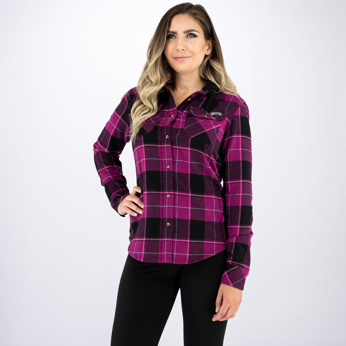 Women's Timber Hooded Flannel Shirt