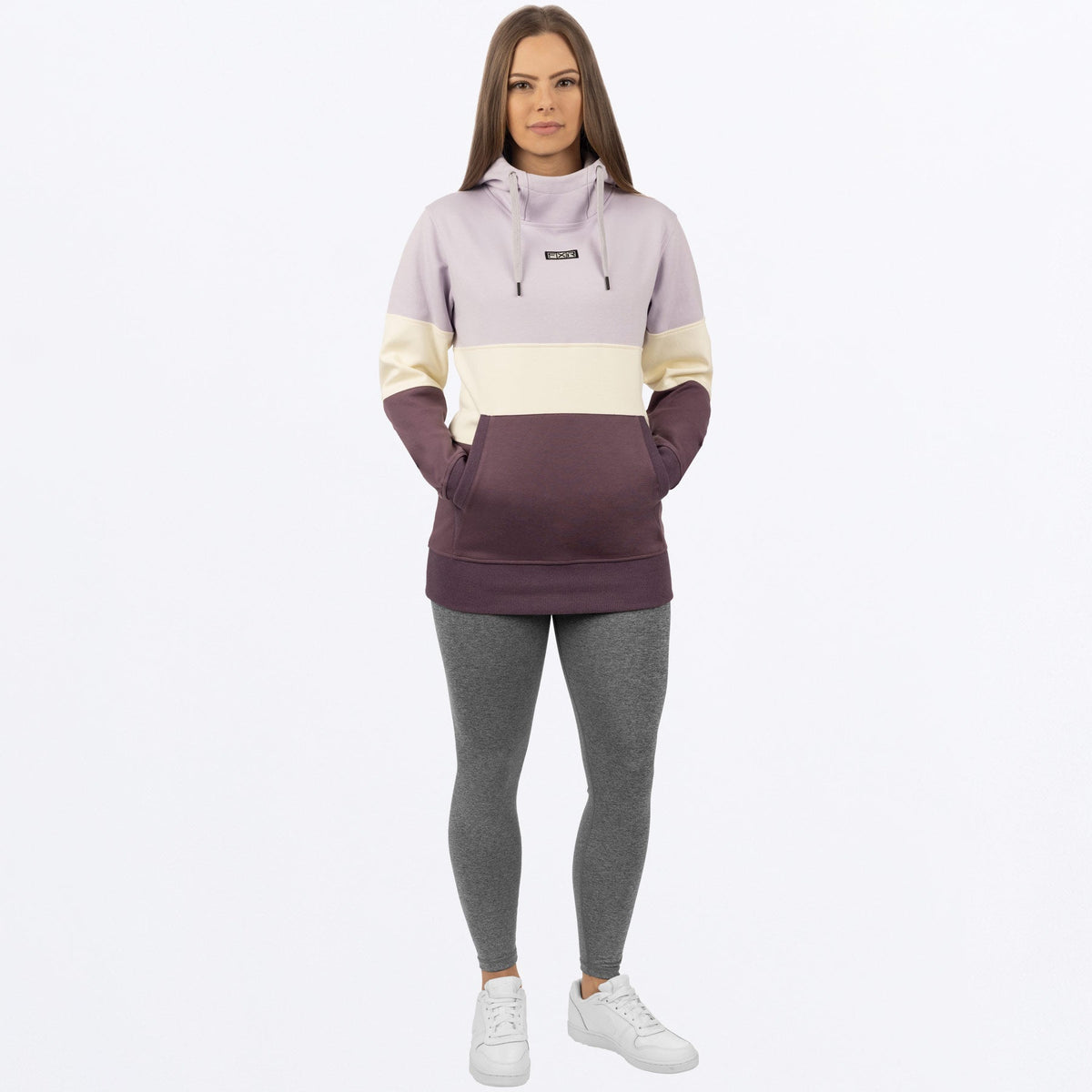Women's Stripe Pullover Hoodie