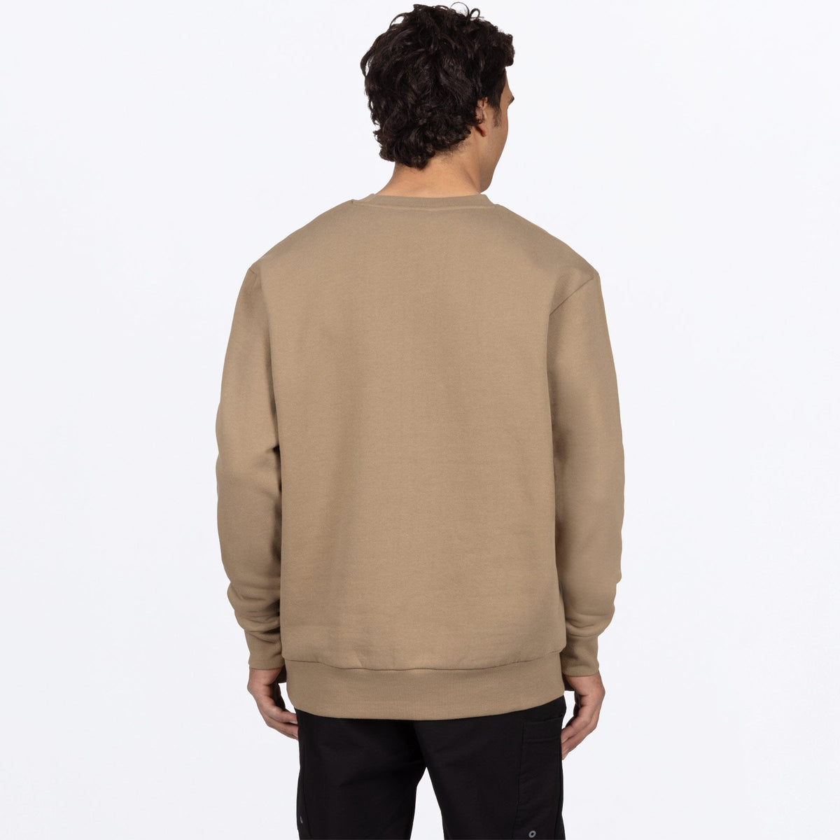 Men's Mitered Cotton Crewneck Sweatshirt