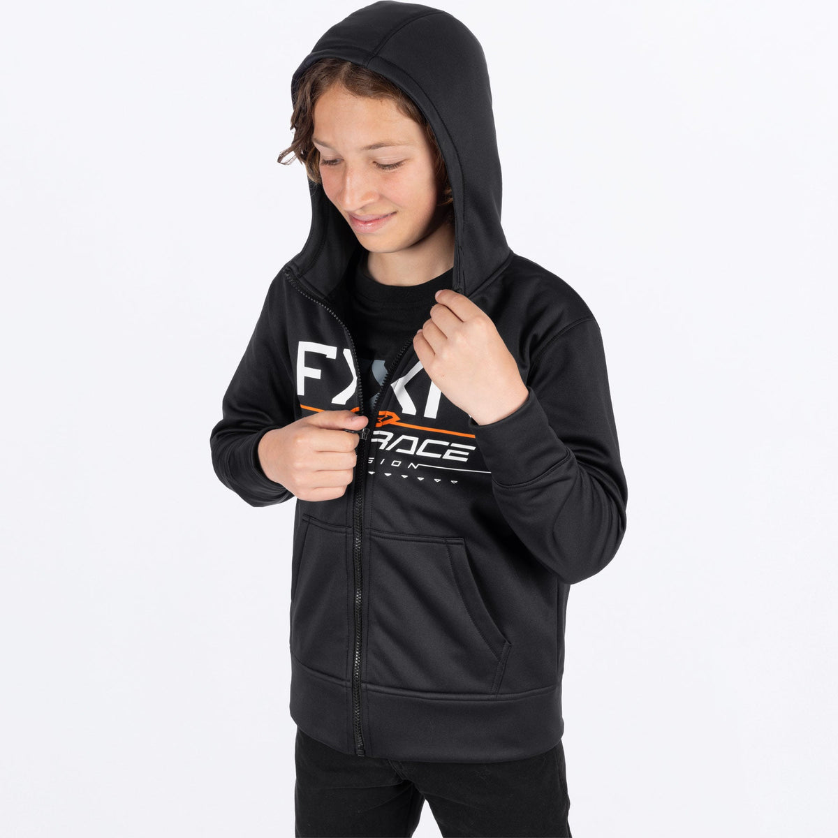 Youth Race Division Tech Zip Hoodie