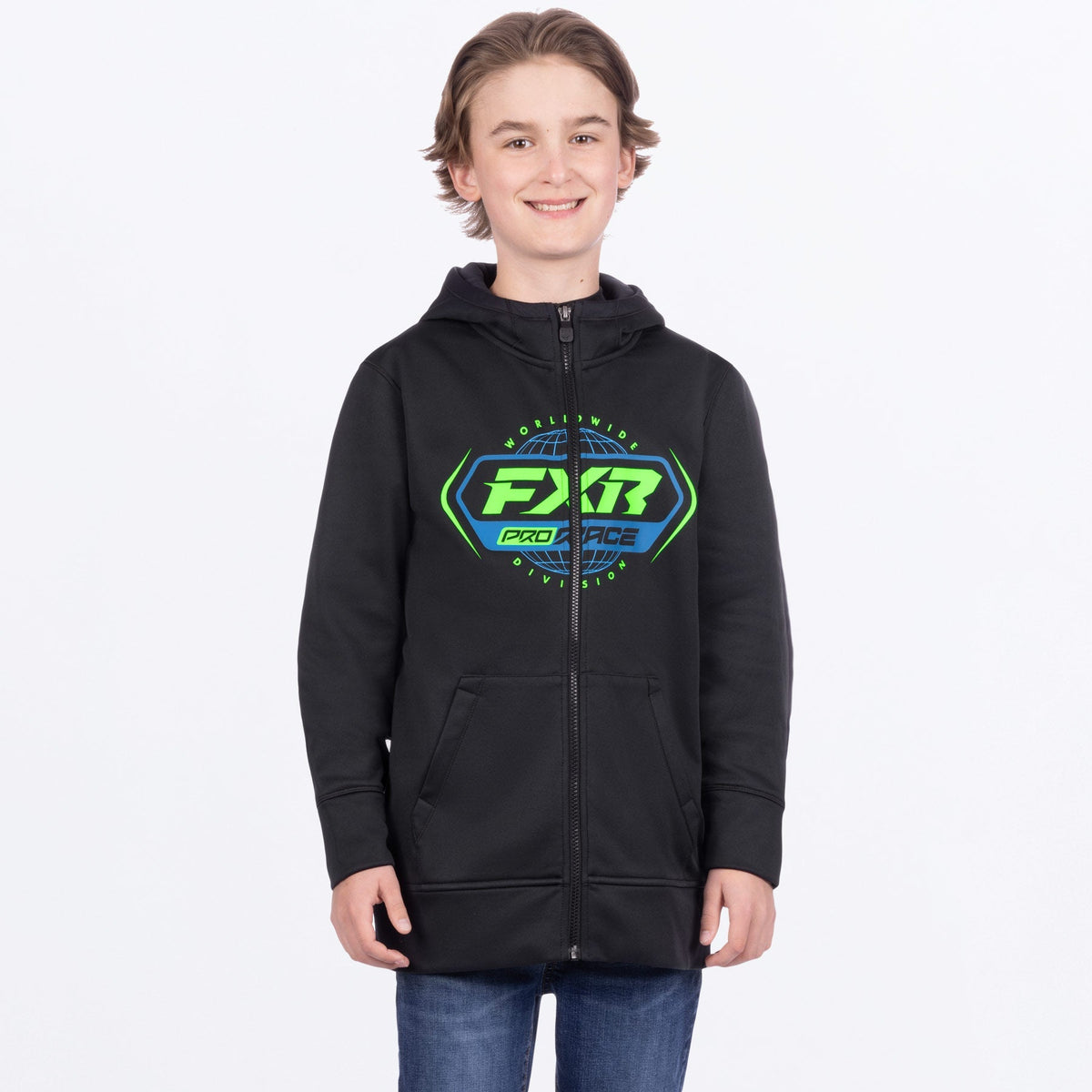 Youth Race Division Tech Zip Hoodie