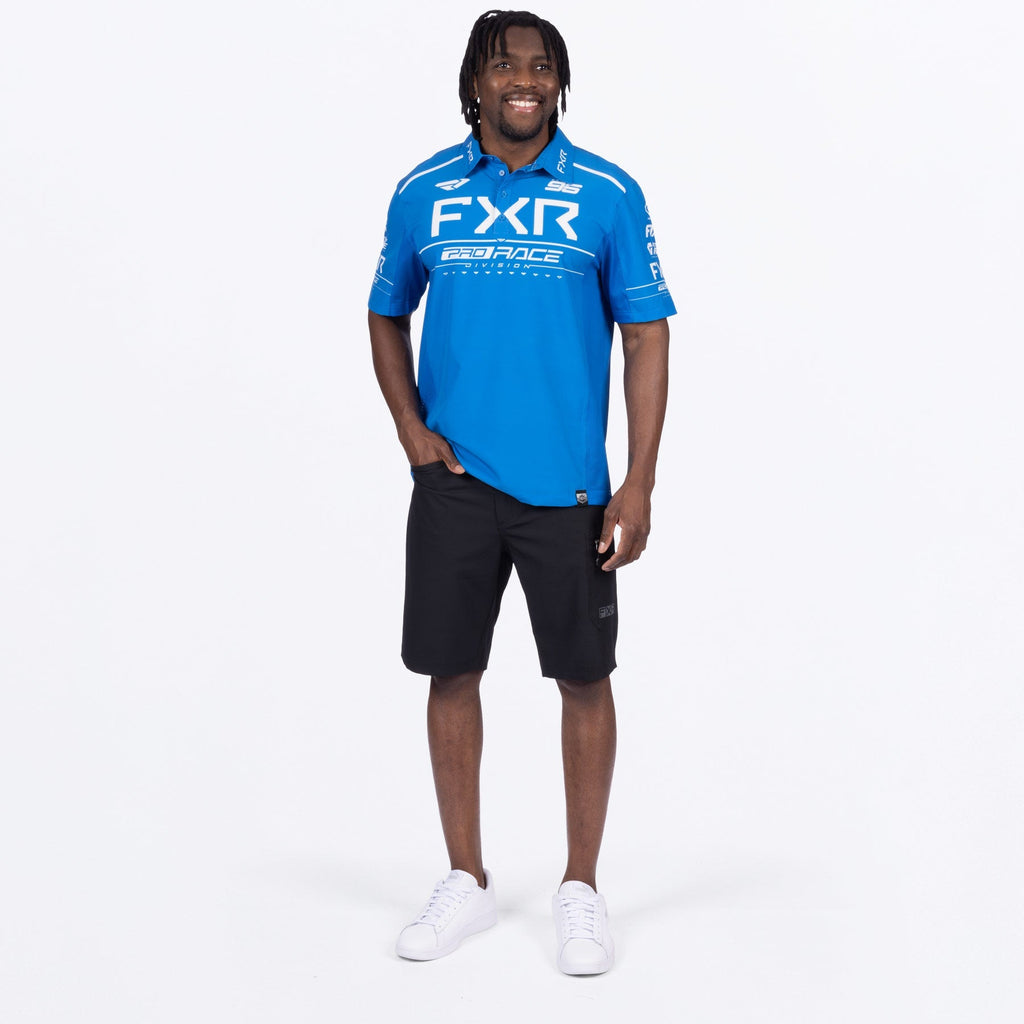 Men's Race Div Performance UPF Polo Shirt