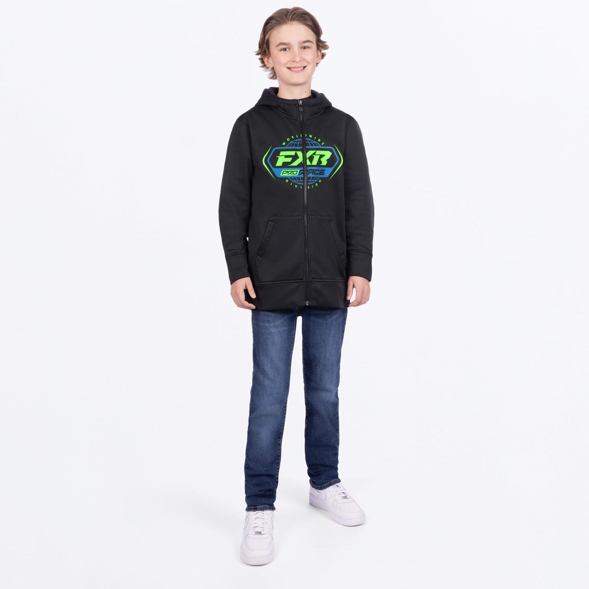 Youth Race Division Tech Zip Hoodie